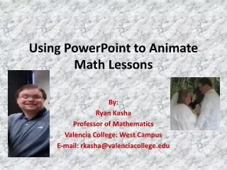 Using PowerPoint to Animate Math Lessons