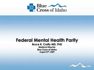Overview Federal Mental health Parity Act
