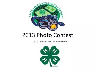 2013 Photo Contest