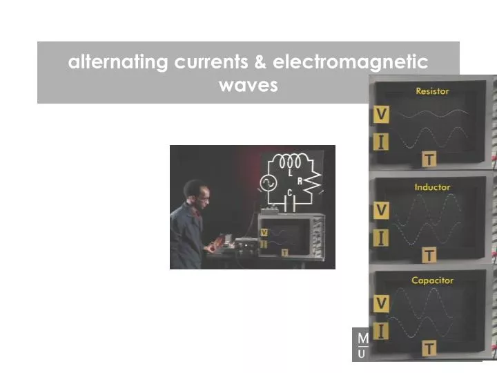 alternating currents electromagnetic waves