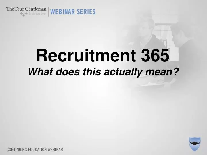 recruitment 365 what does this actually mean