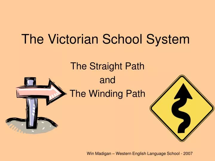 the victorian school system