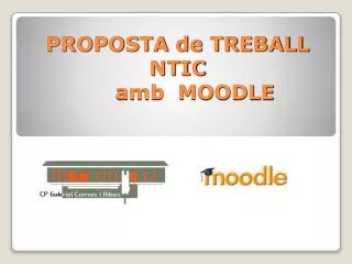 proposta de treball ntic amb moodle