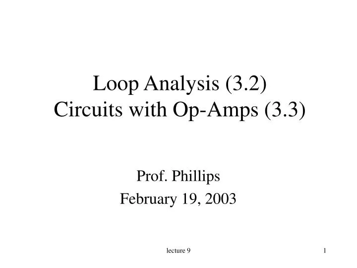 loop analysis 3 2 circuits with op amps 3 3