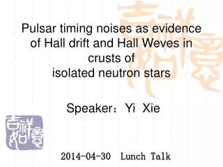 Pulsar timing noises as evidence of Hall drift and Hall Weves in crusts of isolated neutron stars