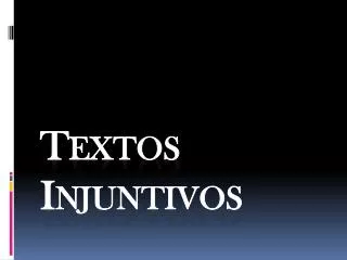 textos injuntivos