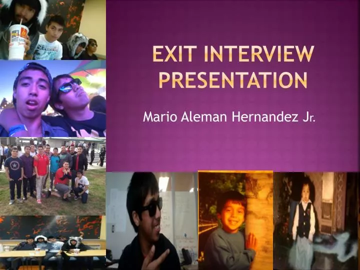 exit interview presentation