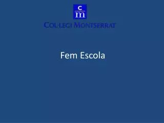 fem escola