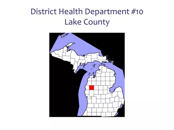 district health department 10 lake county