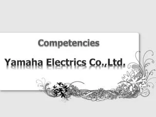 yamaha electrics co ltd