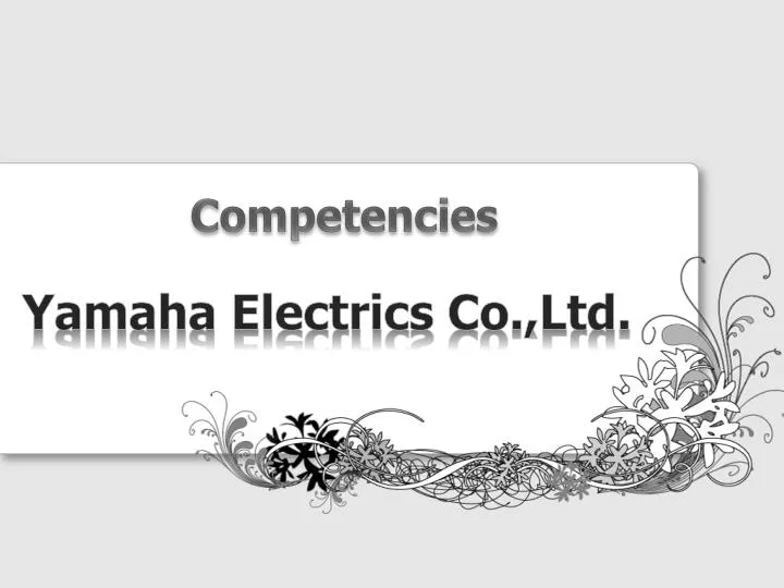 yamaha electrics co ltd