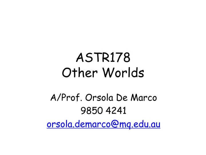 astr178 other worlds