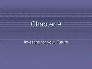 Chapter 9