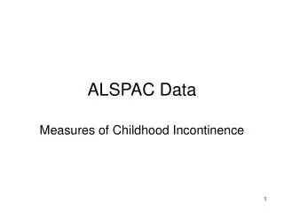 ALSPAC Data