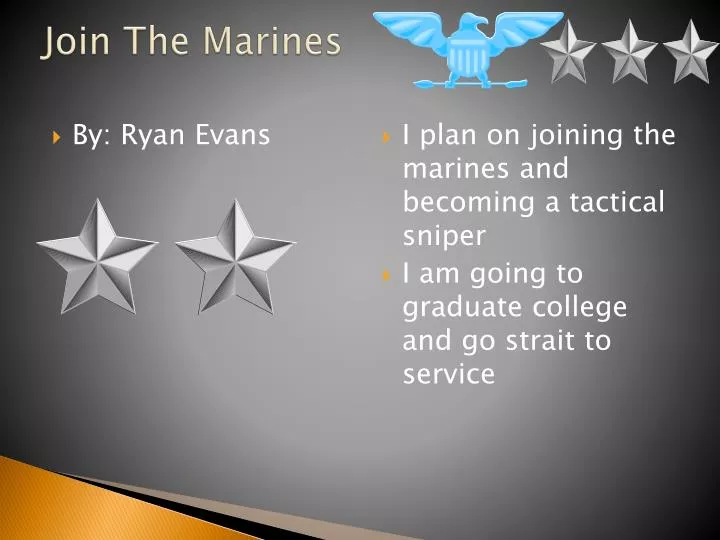join the marines