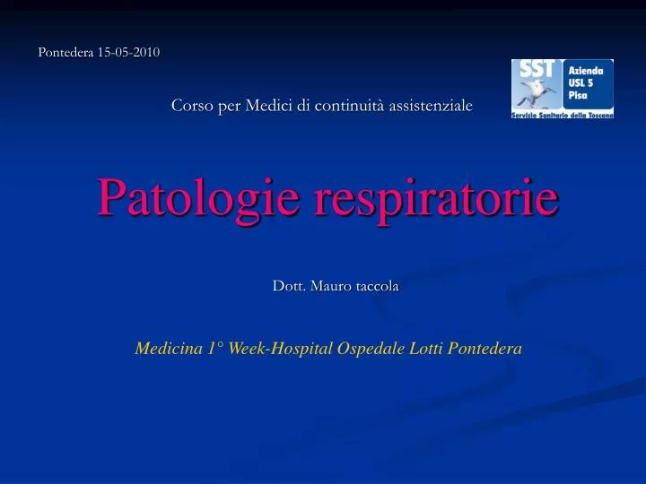 patologie respiratorie