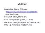 Midterm - slide 1