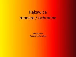 r kawice robocze ochronne