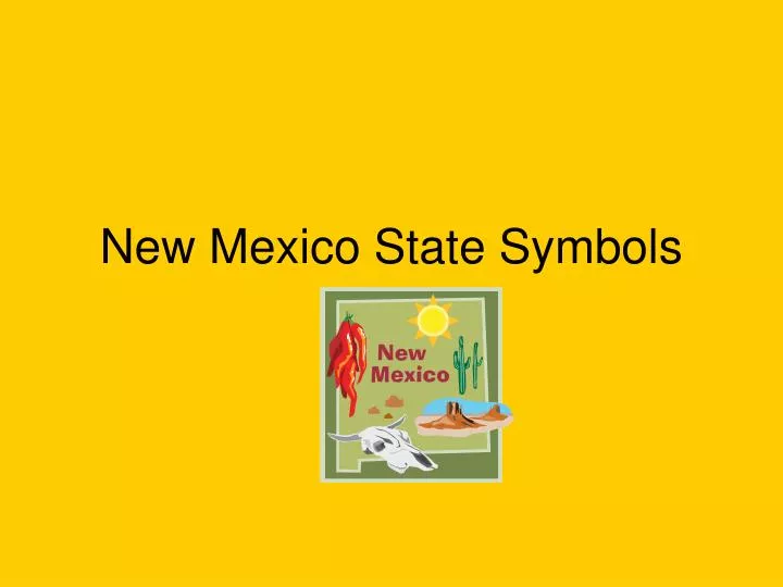new mexico state symbols