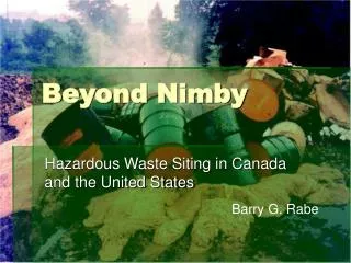 Beyond Nimby