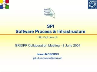 SPI Software Process &amp; Infrastructure