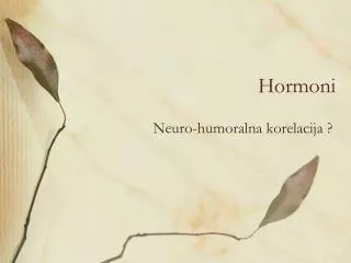 hormoni