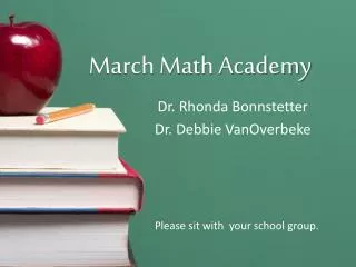March Math Academy