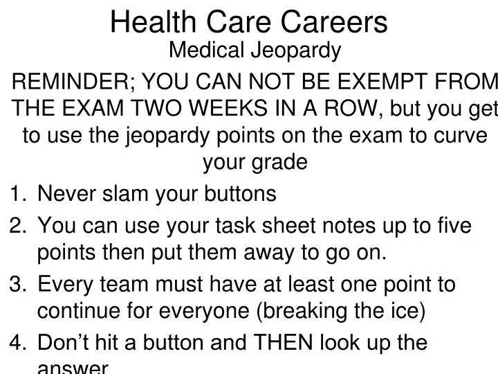health care careers