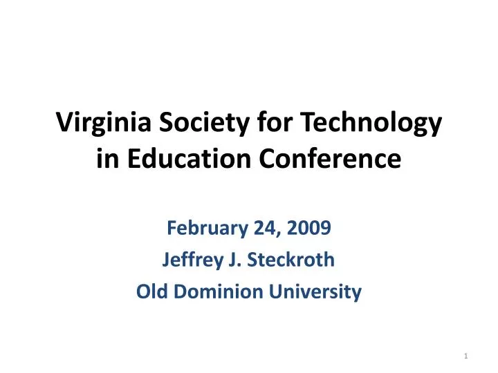 virginia society for technology in education conference