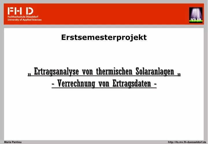 erstsemesterprojekt