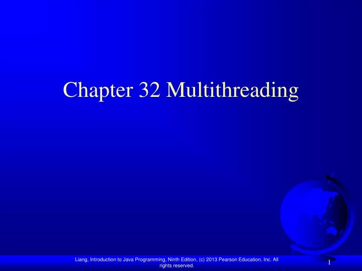 chapter 32 multithreading