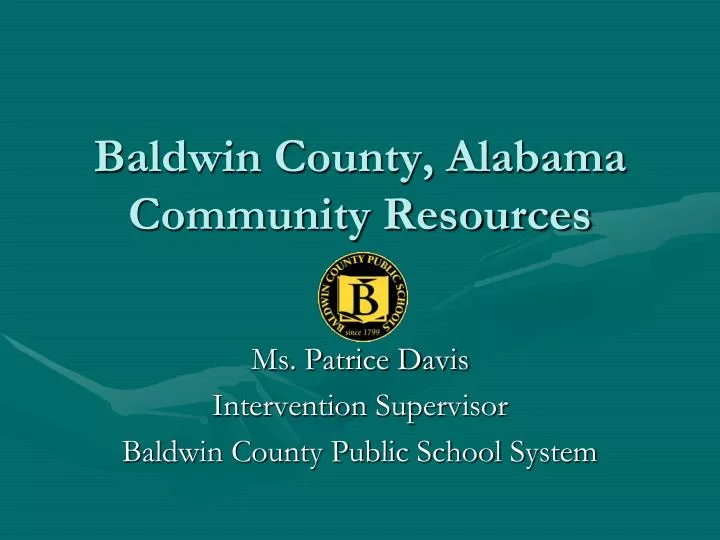 baldwin county alabama community resources