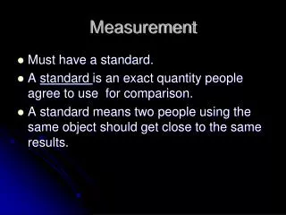 Measurement