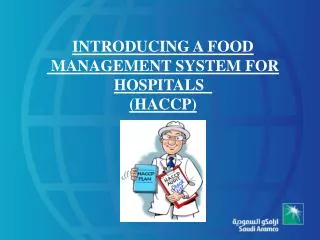 INTRODUCING A FOOD MANAGEMENT SYSTEM FOR HOSPITALS (HACCP)