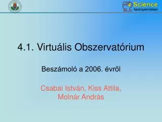 4 1 virtu lis obszervat rium