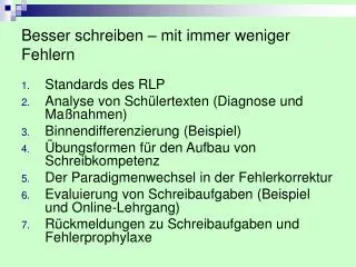 besser schreiben mit immer weniger fehlern