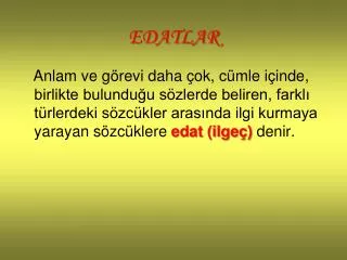 edatlar