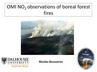 OMI NO 2 observations of boreal forest fires