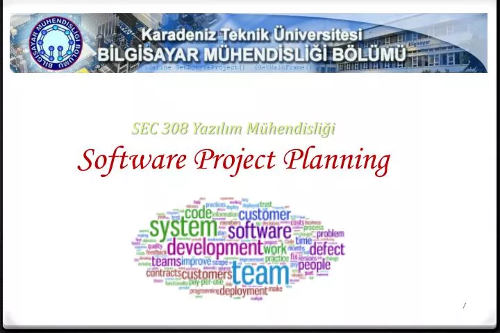 sec 308 yaz l m m hendisli i software project planning