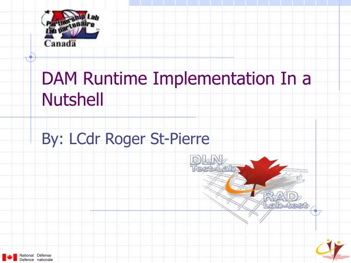 dam runtime implementation in a nutshell