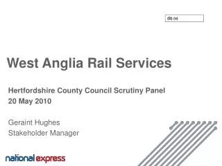West Anglia Rail Services
