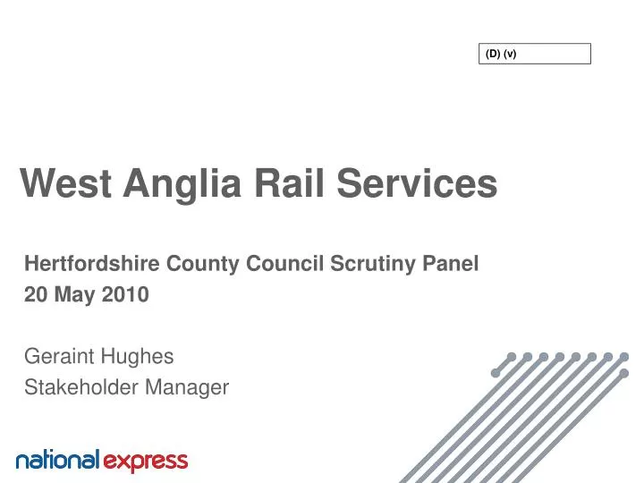 west anglia rail services