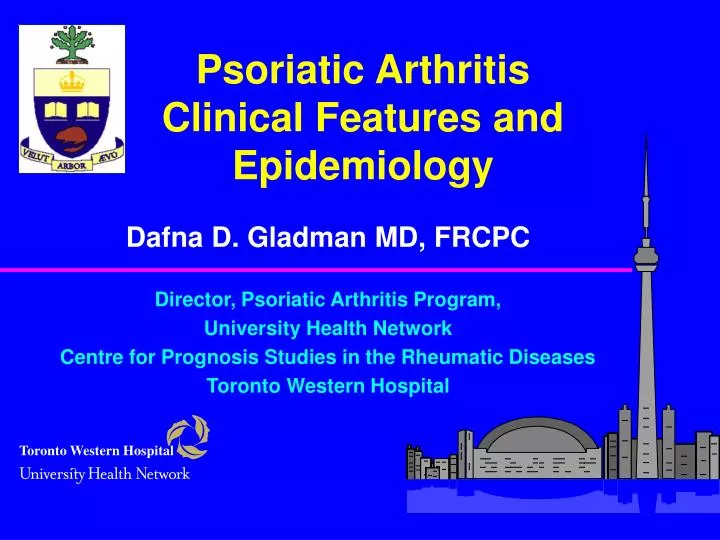 psoriatic arthritis clinical features and epidemiology