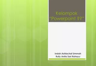 kelompok powerpoint