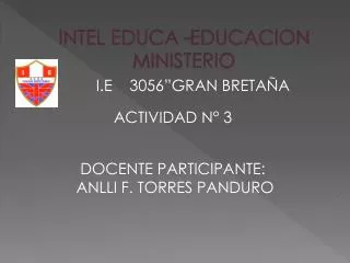 intel educa educacion ministerio