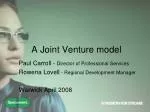 A Joint Venture model