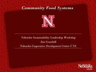 Community Food Systems