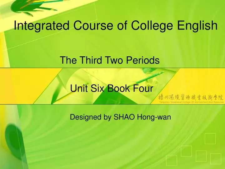 integrated course of college english