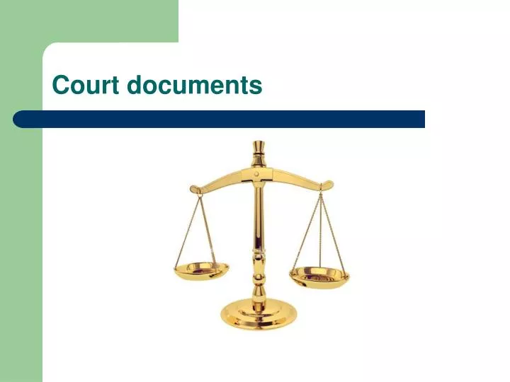 court documents