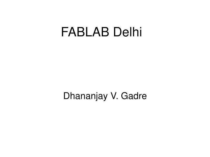 fablab delhi